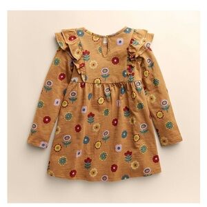 Little Co by Lauren Conrad 100% Organic Cotton Dress Floral Ruffles 24 Months